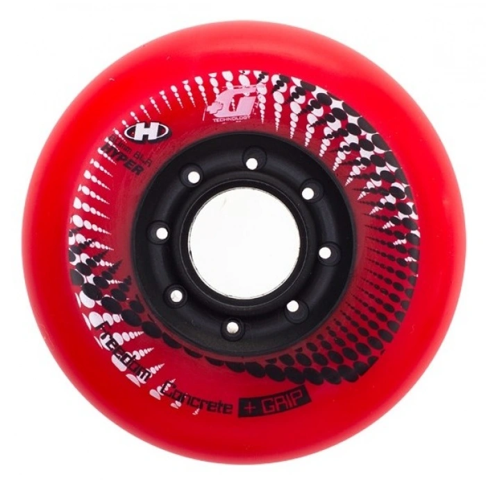 HYPER Concrete +G Red 80MM, 76MM, 72MM (x4)